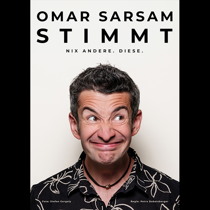 Omar Sarsam STIMMT Sujet Kabarettprogram